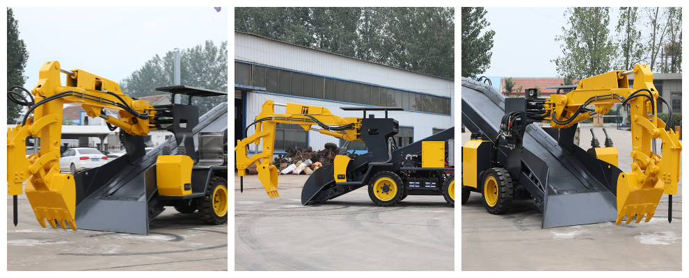 Mesin pemuatan sanga pelbagai fungsi borong untuk terowong