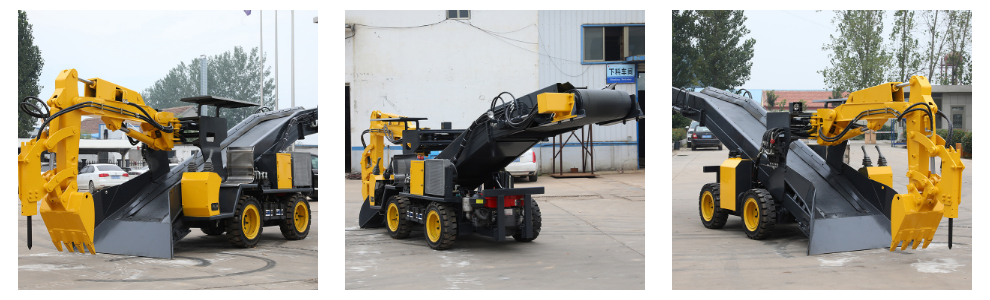 Haggloader/ mucking loader untuk perlombongan