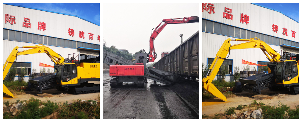 High Efficiency Rail Unloader For Train