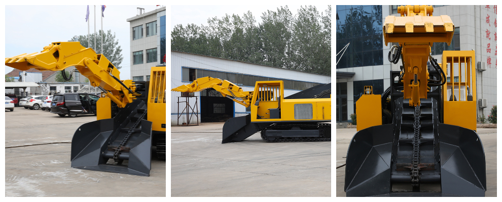 Bukti Letupan Crawler Mucking Loader untuk Lereng Besar