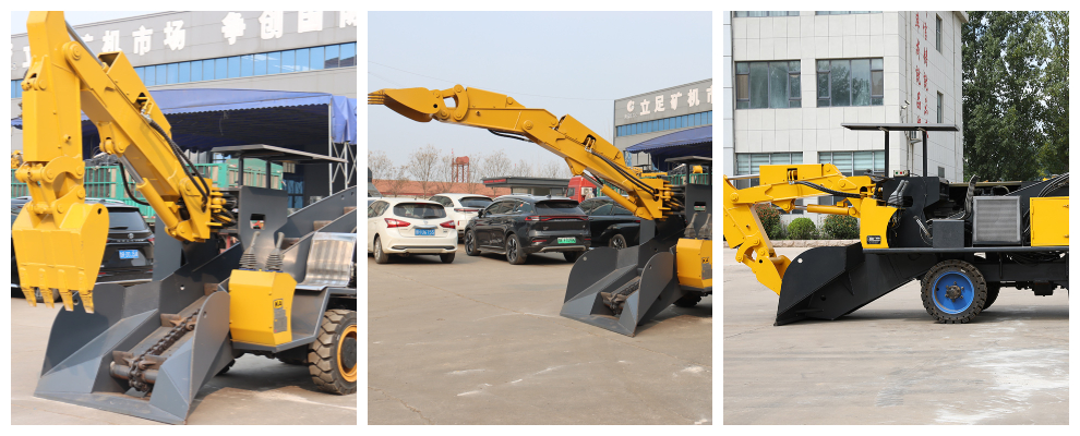 Mesin pemuatan borong roda borong untuk terowong