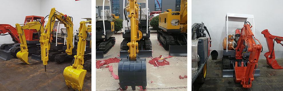 รถขุดขุดขุดไฟฟ้าร้อน