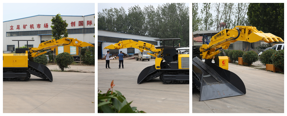 Высокопроизводительный гусеничный погрузчик для угольной шахты