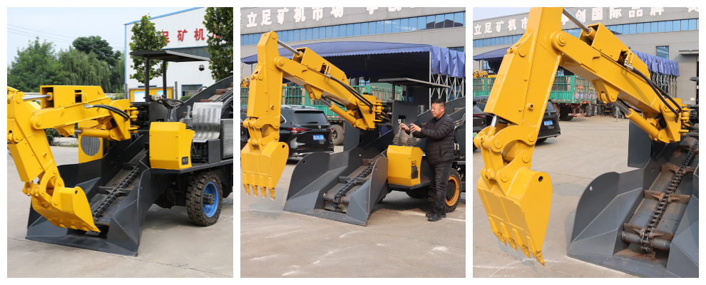 Loader Mucking Wheel Kecekapan Tinggi Dengan Penghantar