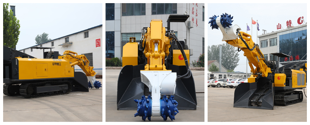 Roadheader Jualan Panas dengan Pemotong Drum