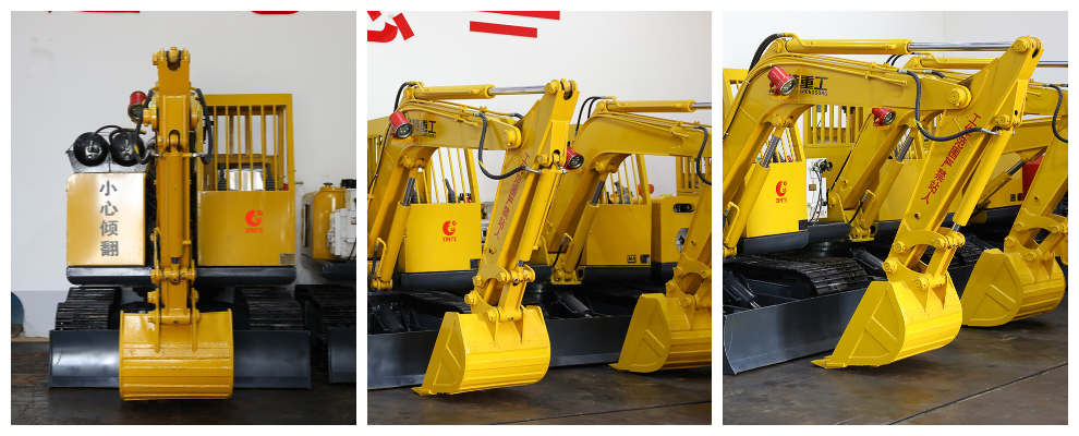 Penggali diesel yang disesuaikan untuk terowong