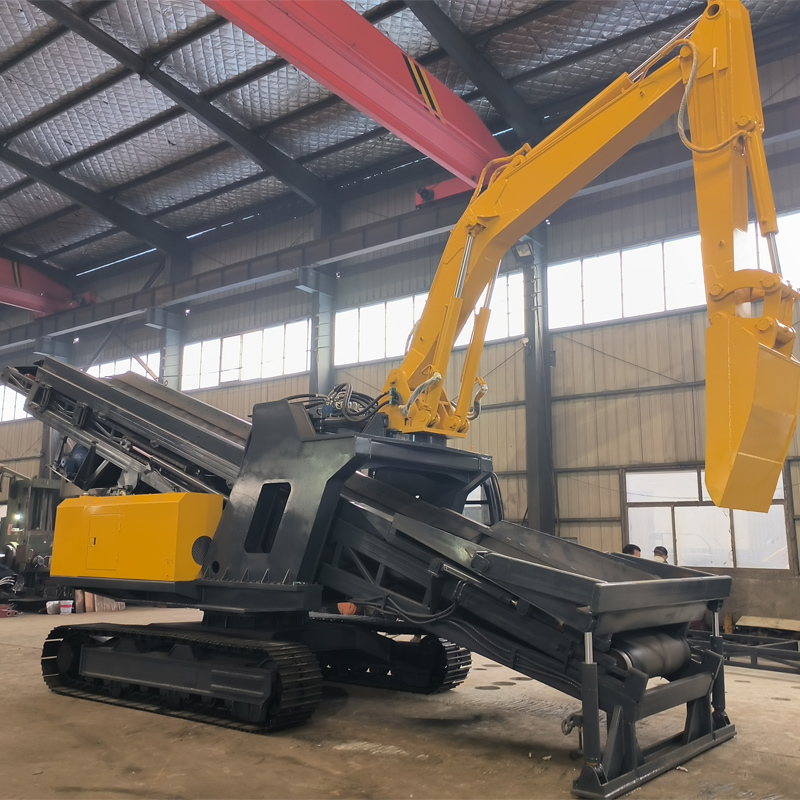 High Efficiency Rail Unloader For Train
