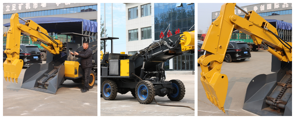 Explosion Proof Wheel Mucking Loader For Coal Mine